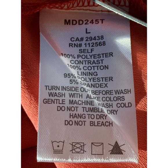 NWT Miss Me Floral Halter Blousen Dress Crochet Sz Large 6741 Spring Summer - Picture 12 of 14